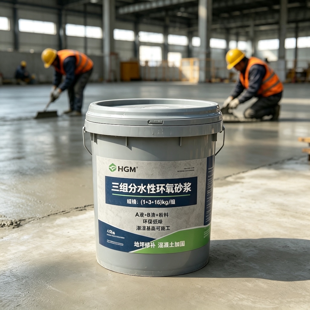双城三组份水性环氧砂浆